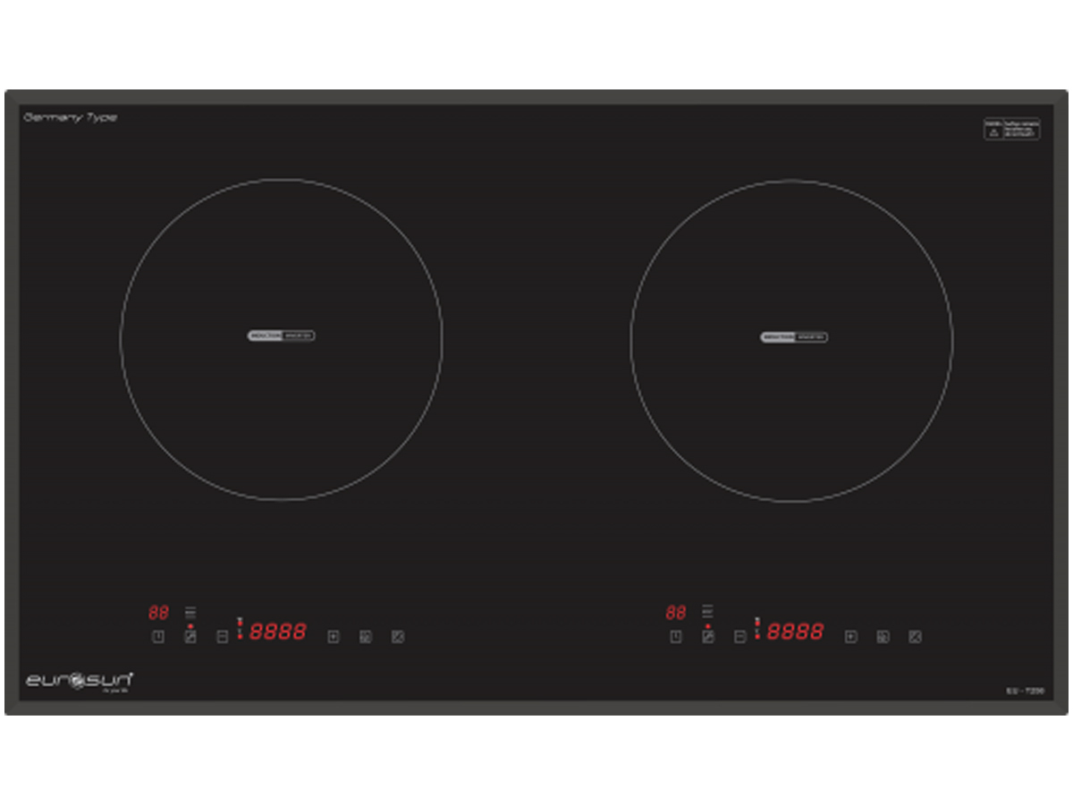 Bếp từ âm 2 vùng nấu EuroSun EU-T258S