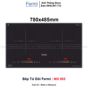 Bếp từ âm 2 vùng nấu Fermi NG003