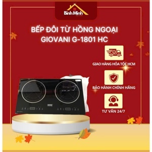 Bếp từ âm 2 vùng nấu Giovani G-1801HC