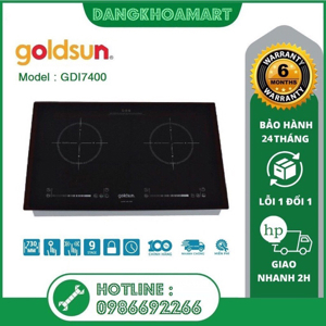 Bếp từ âm 2 vùng nấu Goldsun GDI7400
