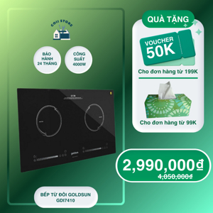 Bếp từ âm 2 vùng nấu Goldsun GDI7410