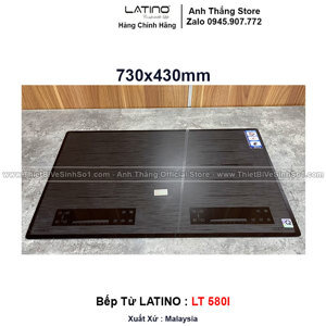 Bếp từ âm 2 vùng nấu Latino LT-580i