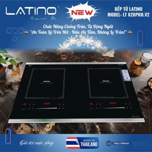 Bếp từ âm 2 vùng nấu Latino LT-828Pro