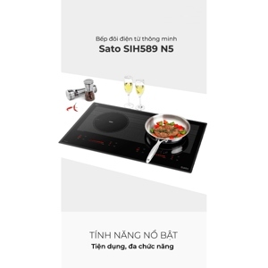 Bếp từ âm 2 vùng nấu Sato SIH589 N3.1