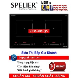 Bếp từ âm 2 vùng nấu Spelier SPM-989QV