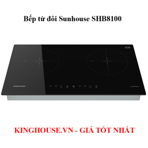 Bếp từ âm 2 vùng nấu Sunhouse SHB8100