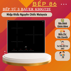 Bếp từ âm 3 vùng nấu Bauer BEU630GT2E