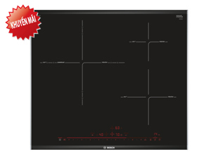 Bếp từ âm 3 vùng nấu Bosch PID675DC1E