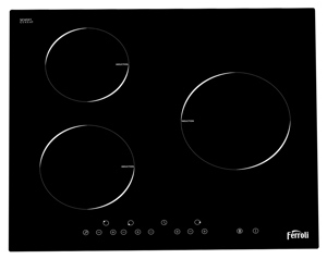 Bếp từ âm 3 vùng nấu Ferroli IT5700BN