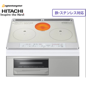 Bếp từ âm 3 vùng nấu Hitachi HT-M60S