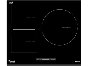Bếp từ âm 3 vùng nấu Kapani K-58301S
