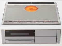 Bếp từ hồng ngoại âm 3 vùng nấu  Mitsubishi CS-G321MS