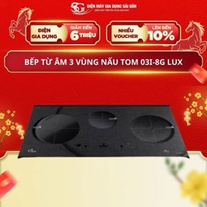 Bếp từ âm 3 vùng nấu Tom 03I-8G LUX
