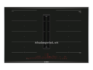 Bếp từ âm 4 vùng nấu kết hợp hút mùi Bosch PXX875D67E