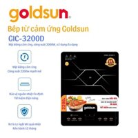 Bếp Từ Cảm Ứng Goldsun - GIC - 3200D công suất 2200w dơ le tự ngắt khi quá tải( km: nồi lẩu đi kèm bếp)