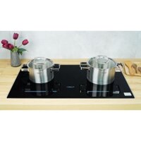 Bếp từ Chefs EH-DIH336, bếp hai vùng nấu kinh Schott Ceran, linh kiện nhập khẩu  E.G.O - Đức