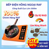 Bếp Từ Công Nghiệp, Bếp Điện Từ Công Suất Lớn 3500w, Mặt Lõm Truyền Nhiệt Tốt, 10 Chế Độ Nấu, Có Hẹn Giờ, Tiết Kiệm