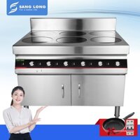 Bếp từ công nghiệp (SANGLONG) bếp âu 6 họng dùng điện 3,5kw