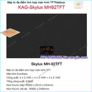Bếp từ đa điểm Malloca TFT Skylux MH-92TFT