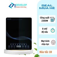 Bếp từ điện thông minh ăn lẩu, bếp từ đơn nhật bản công suất 2300W tiết kiệm điện cùng 8 chế độ nấu