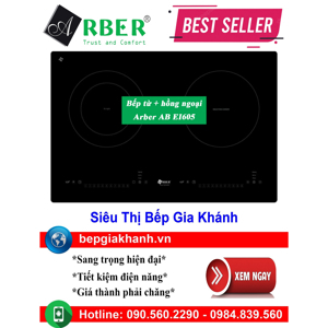 Bếp từ đôi Arber ABEI605
