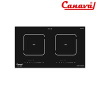 Bếp từ đôi Canaval CA-9969 ( Inverter - tiết kiệm điện, 2.000W+2.000W ( Boost ),Kích thước khoét đá 690 x 390mm, Chống tràn, Slide,8 mức