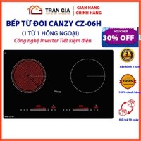 Bếp Từ Đôi Canzy CZ 06H Công Nghệ Inverter Tiết Kiệm Điện Năng