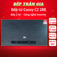 Bếp Từ Đôi Canzy CZ 288 Chính Hãng ,bếp từ inverter bo viền kim loại