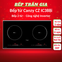 Bếp từ đôi Canzy CZ IC388I Bếp từ âm chính hãng, Công nghệ bảng mạch mới, bảo hành 3 năm