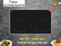 Bếp từ đôi Canzy CZ ITC666 serial 8.0