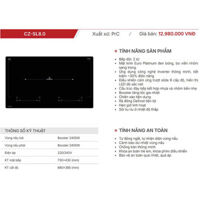 Bếp từ đôi Canzy CZ-SL8.0