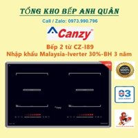 Bếp từ đôi Canzy I89 - Model 2023 - Nhiều tính năng nấu - Bảo hành chính hãng 3 năm