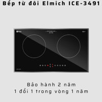 Bếp từ đôi Elmich ICE-3491, công suất 4400W, hàng chính hãng bảo hành 24 tháng, 1 đổi 1 trong vòng 1 năm