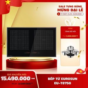 Bếp từ đôi Eurosun EU-T875G