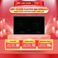 Bếp từ đôi Faster 668 Serial 9  | Bếp từ nhập khẩu Thái Lan | Bếp từ Inverter I Sôi liu riu | Bảo hành 3 năm