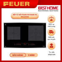 Bếp từ đôi FEUER F59 chuẩn (Malaysia) gia nhiệt siêu nhanh, công suất 3300W - Bảo Hành 3 Năm - BESTHOME