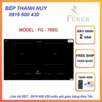 Bếp từ đôi FUGER FG - 79SG bếp từ giá rẻ thay thế bếp gas, bảo hành chính hãng 24 tháng