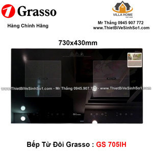 Bếp từ đôi Grasso GS 705IH