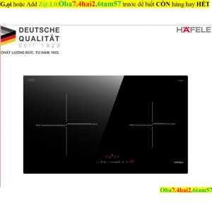 Bếp từ đôi Hafele HC-I7520B 536.61.827