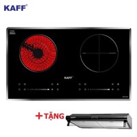 Bếp từ đôi hồng ngoại cảm ứng KAFF KF-FL108IC - HÀNG NHẬP GERMANY + TẶNG Máy hút mùi bếp