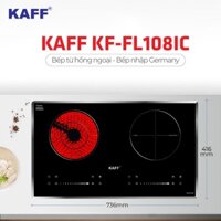 Bếp từ đôi hồng ngoại cảm ứng KAFF KF-FL108IC - HÀNG NHẬP GERMANY - Bảo hành chính hãng 7 năm