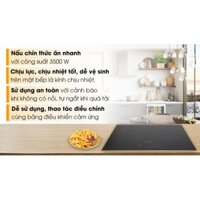 Bếp từ đôi Kangaroo KG438I, Công suất lớn 3500 W, làm chín thức ăn nhanh, ít tốn điện, Lắp đặt âm, Kính chịu nhiệt