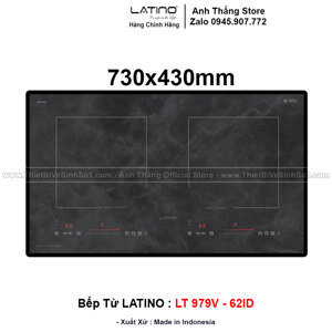 Bếp từ đôi Latino LT 979V-62ID
