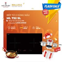 Bếp từ đôi Malloca MI 732 SL