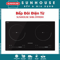 Bếp Từ Đôi SUNHOUSE SHB-5999DH, Mặt Kính Ultra Vitro Ceramic Bo Viền Sang Trọng, BOOSTER Nấu Nhanh