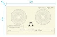 Bếp từ đôi Yamato IHC-YMT399 (NEW 2024)