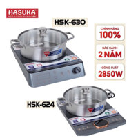 Bếp từ đơn cao cấp Hasuka HSK-630/624 Công suất lớn nhất thị trường - Bảo hành chính hãng 2 năm