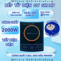 Bếp từ đơn cơ SHARP KS 1969 Chuản Cao Cấp Thái Lan Tặng Kèm Nồi , Bếp từ SHARP KS-1969 Công Suất Lớn Tiết Kiệm Điện