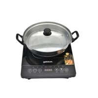 Bếp từ đơn Goldsun - GDI3205 công suất 2000W, điều khiển cảm ứng, mặt kính chịu nhiệt tặng kèm nồi lẩu inox
