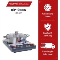 Bếp từ đơn HASUKA HSK-620 công suất lớn 2850W điều khiển điện tử 8 chức năng nấu tiện lợi - BH chính hãng 24 tháng